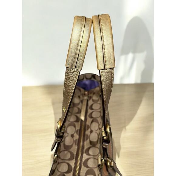 Y2K Coach 12740 Limited Edition Patchwork Gallery Tote & Wristlet - Picture 13 of 15